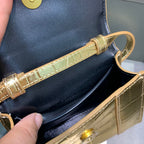 BLN-Ciaga Hourglass Mini Handbag In Gold, For Women,  Bags 4.7in/12LO