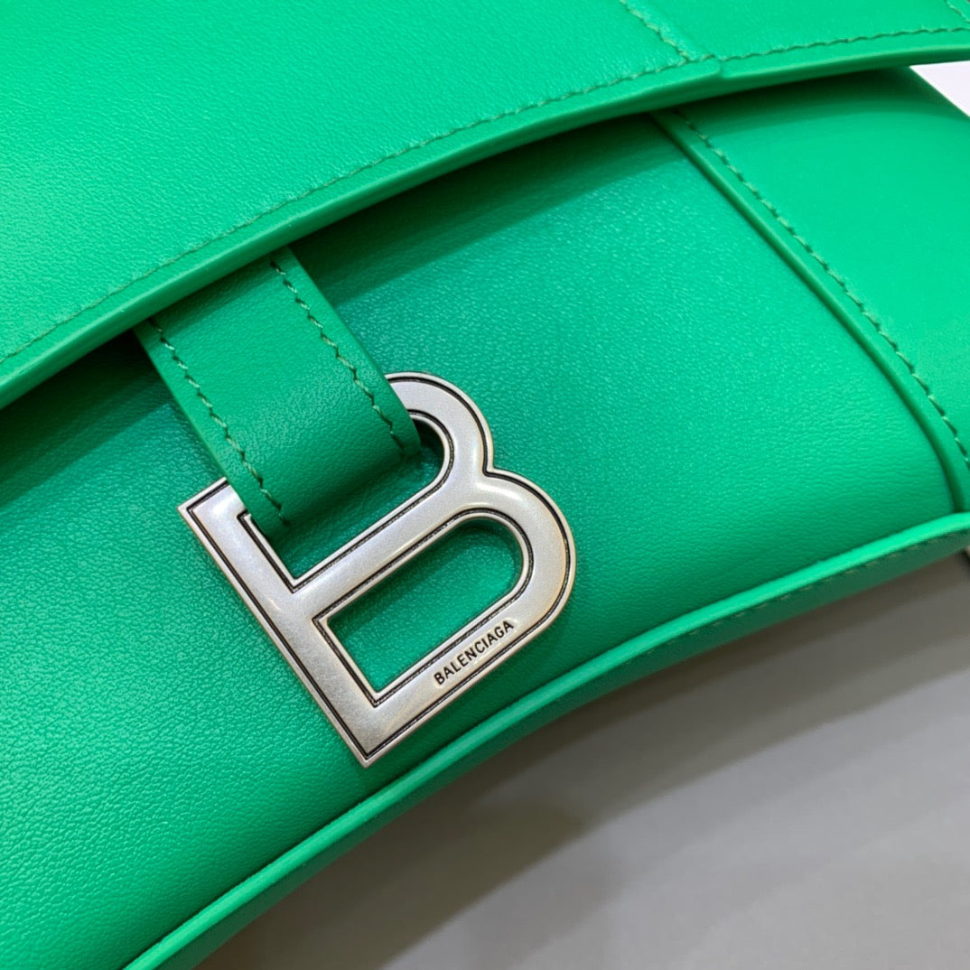 BLN-Ciaga Downtown XS Shoulder Bag In Green, For Women,  Bags 10in/25LO