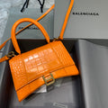 BLN-Ciaga Hourglass Small Handbag In Orange, For Women,  Bags 9in/23LO