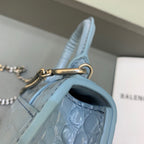 BLN-Ciaga Hourglass Mini Handbag With Chain In Blue, For Women,  Bags 4.7in/12LO