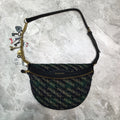 BLN-Ciaga Souvenir XXS Belt Bag In Black, For Women,  Bags 11.8in/30LO