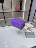 CHL - Vanity With Chain Purple Bag For Women 9LO/3.5in