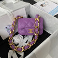 CHL - Mini Flap Bag Purple For Women Bags Shoulder And Crossbody Bags 6.6in/17LO AS3213