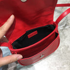 BLN-Ciaga Leader Soft Round Cross Bag In Red, For Women,  Bags 6.3in/16LO
