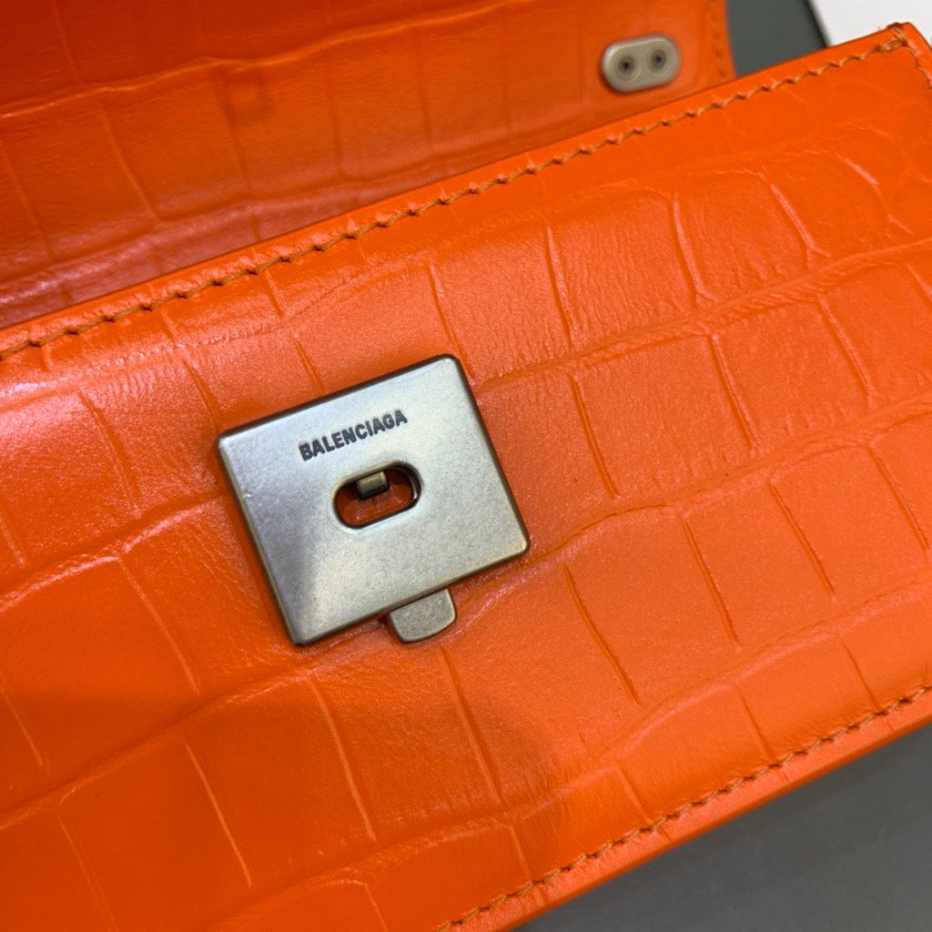 BLN-Ciaga Gossip Small On Chain Shoulder Bag Orange, For Women,  Bags 7.4in/19LO