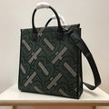 B-Berry - BB  Monogram Recycled Polyester Jacquard Tote For Women, Bags 14.8in/37.5LO
