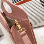 B-Berry - BB  Mini Two-tone Canvas And Pocket Bag PiNike For Women, Bags 10.4in/26.5LO