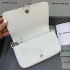 BLN-Ciaga Bondage Wallet With Chain White, For Women,  Bags 8in/20LO
