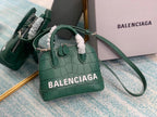 BLN-Ciaga Ville Mini Handbag In Dark Green, For Women,  Bags 4.7in/12LO