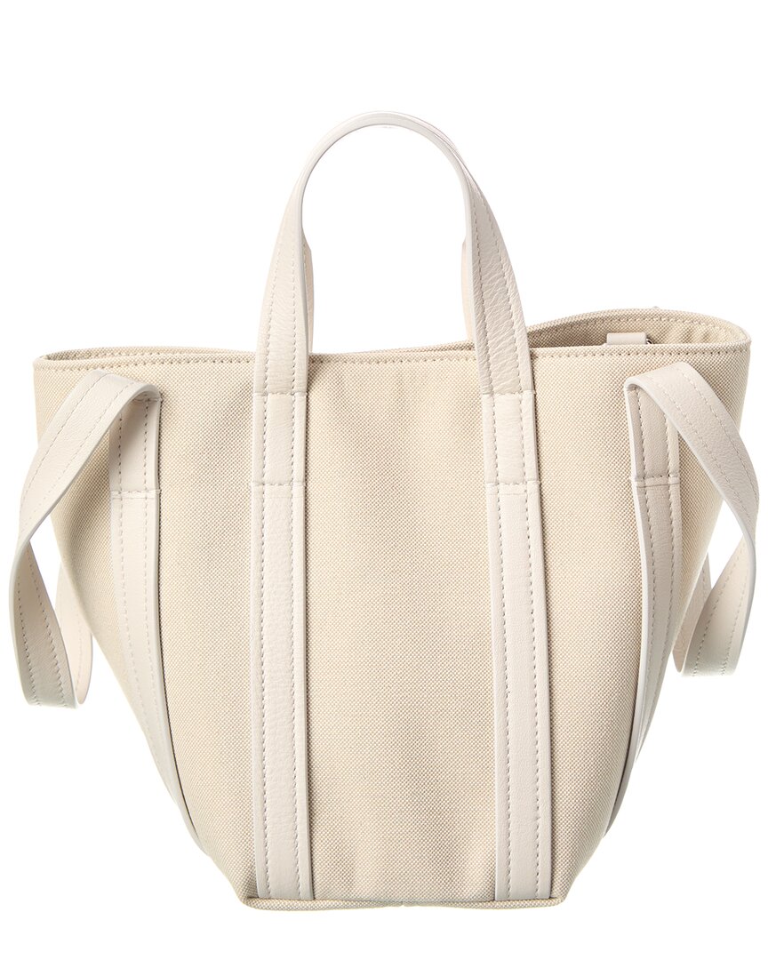 Blnciaga Everyday 2.0 XS North-South Canvas & Leather Tote