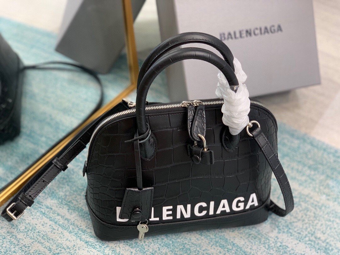 BLN-Ciaga Ville XXS Handbag In Black, For Women,  Bags 8.6in/22LO