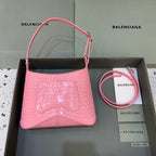 BLN-Ciaga XX Small Hobo Bag In Pink, For Women,  Bags 7.8in/20LO