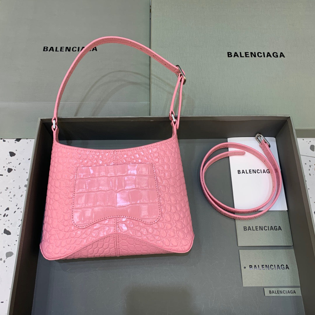 BLN-Ciaga XX Small Hobo Bag In Pink, For Women,  Bags 7.8in/20LO