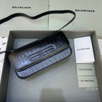 BLN-Ciaga Gossip Small Shoulder Bag Black, For Women,  Bags 9.1in/23LO