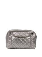 CHNL -  Metallic Silver 2.55 Reissue Camera Bag.