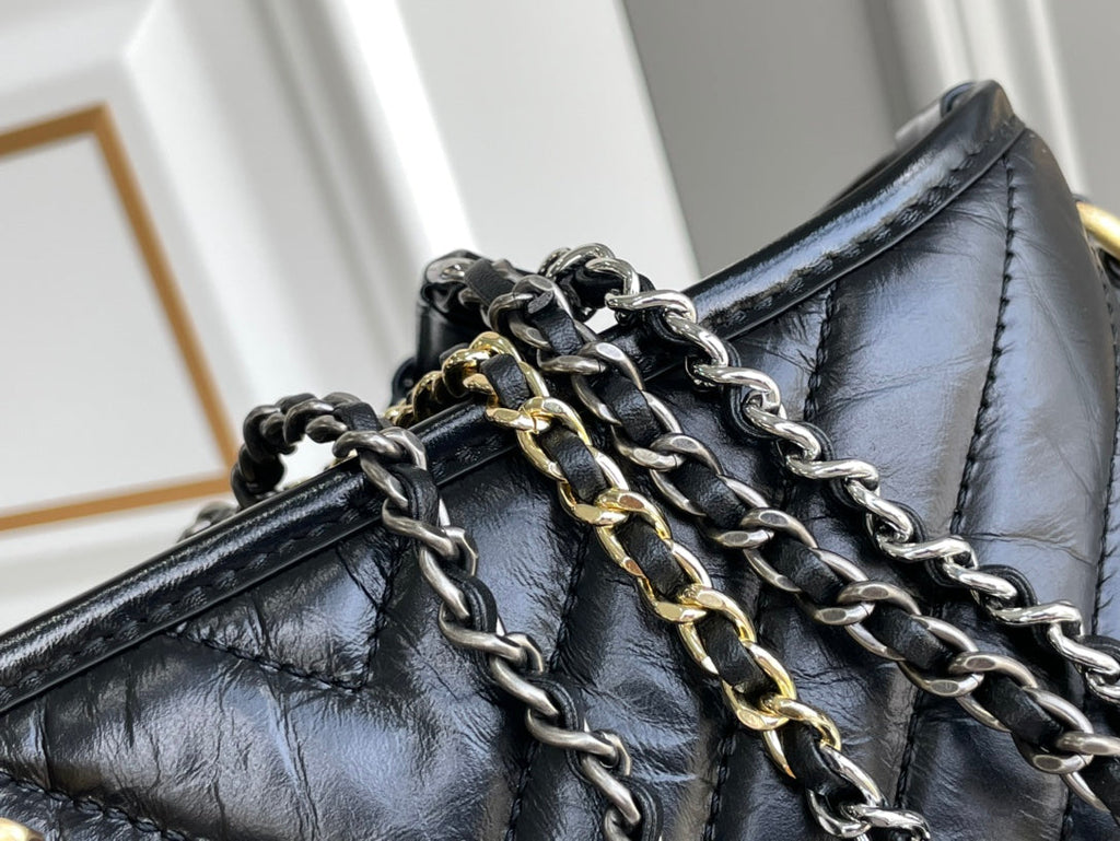 CHL -  CO-CO Gabrielle Hobo Bag Black For Women 7.8in/20LO