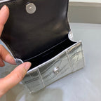 BLN-Ciaga Hourglass Mini Handbag With Chain In SliTLM -, For Women,  Bags 4.7in/12LO