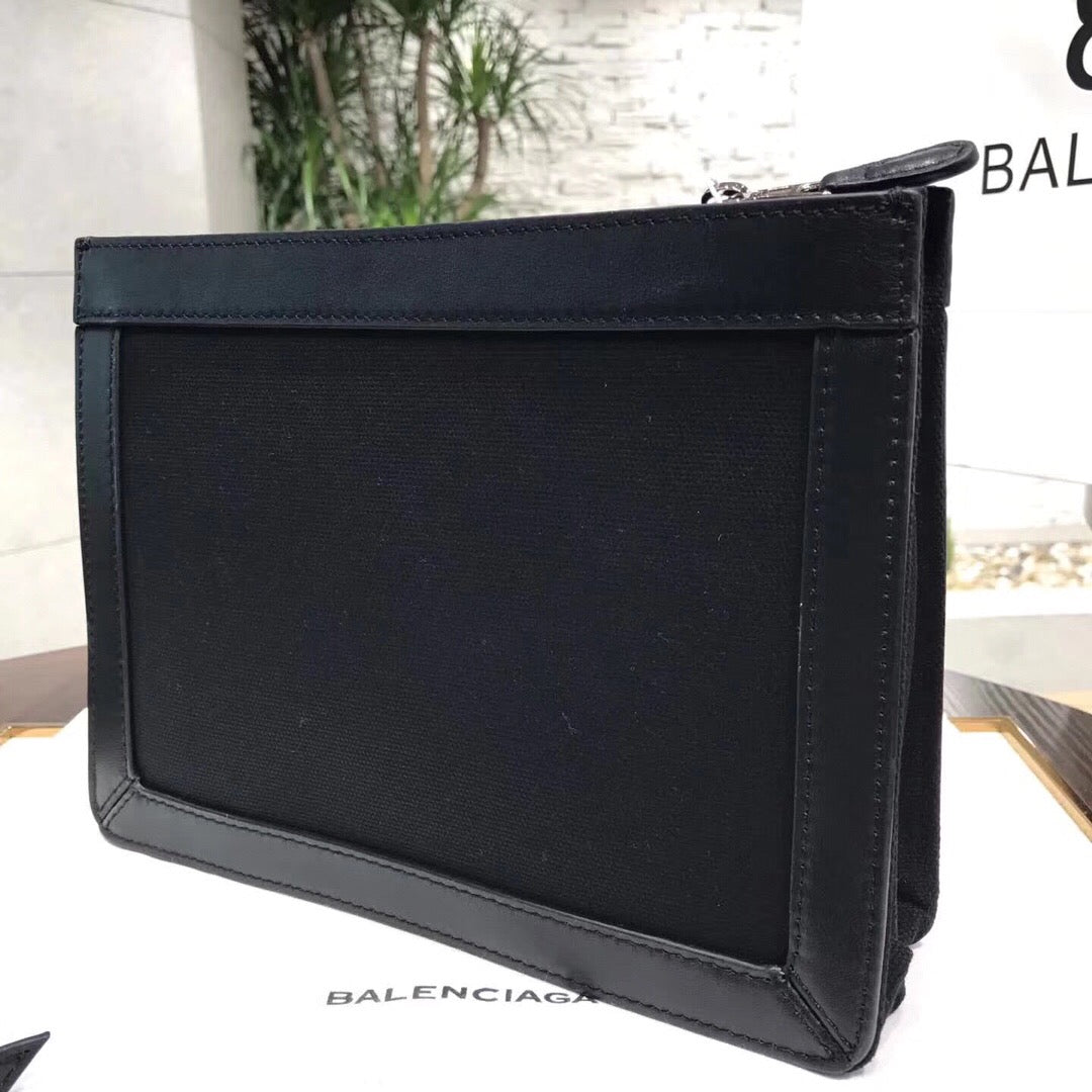 BLN-Ciaga Satin Crossbody Shoulder Bag In Black, For Women,  Bags 10.2in/26LO
