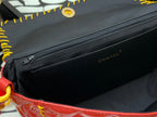 CHL - Vinyl Classic Red and Yellow Shoulder bag For Women 29LO/11.5in