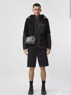B-Berry - BB  Check Crossbody Bag For Men, Bags 8.9in/22.5LO 80491451