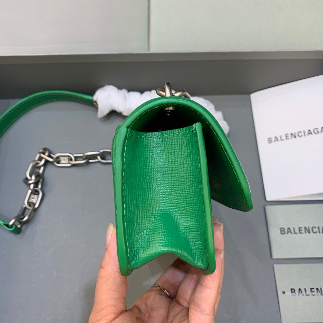 BLN-Ciaga Gossip Small On Chain Shoulder Bag Green, For Women,  Bags 7.4in/19LO