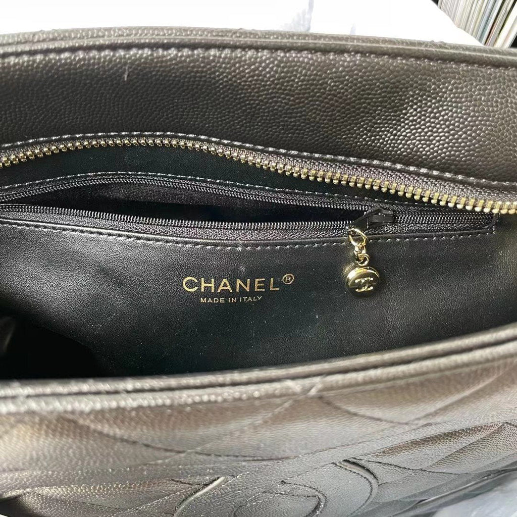 CHL - Medallion Tote Shoulder Black Bag For Women 29LO/11.4in