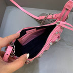 BLN-Ciaga Le Cagole Mini Bag With Chain In Pink, For Women,  Bags 8.2in/21LO 69581423EBY5812