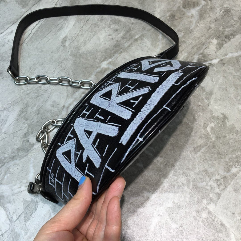 BLN-Ciaga Souvenir XS Belt Bag In Black, For Women,  Bags 9.5in/24LO