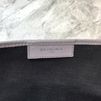 BLN-Ciaga Navy Medium Cabas Tote Bag In Gray, For Women,  Bags 14.1in/36LO