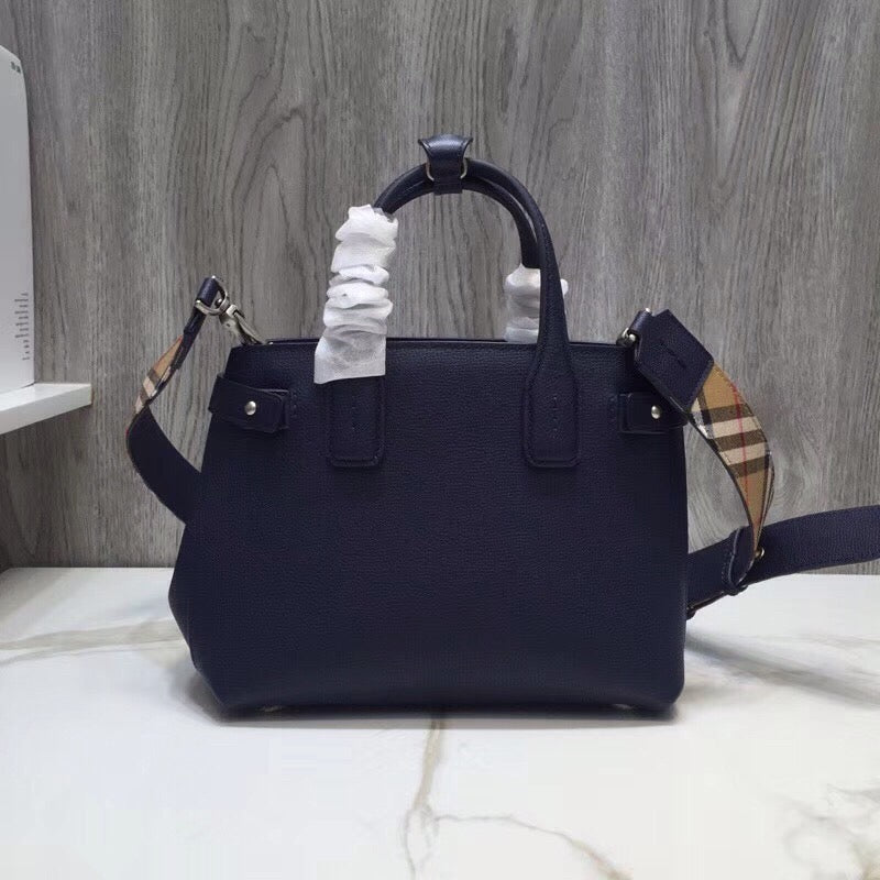 B-Berry - BB  The Small Banner Bag Dark Blue For Women, Bags 10.6in/26LO