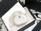 CHL - Vanity Case Shiny Gold White Bag For Women 9.5LO/3.7in