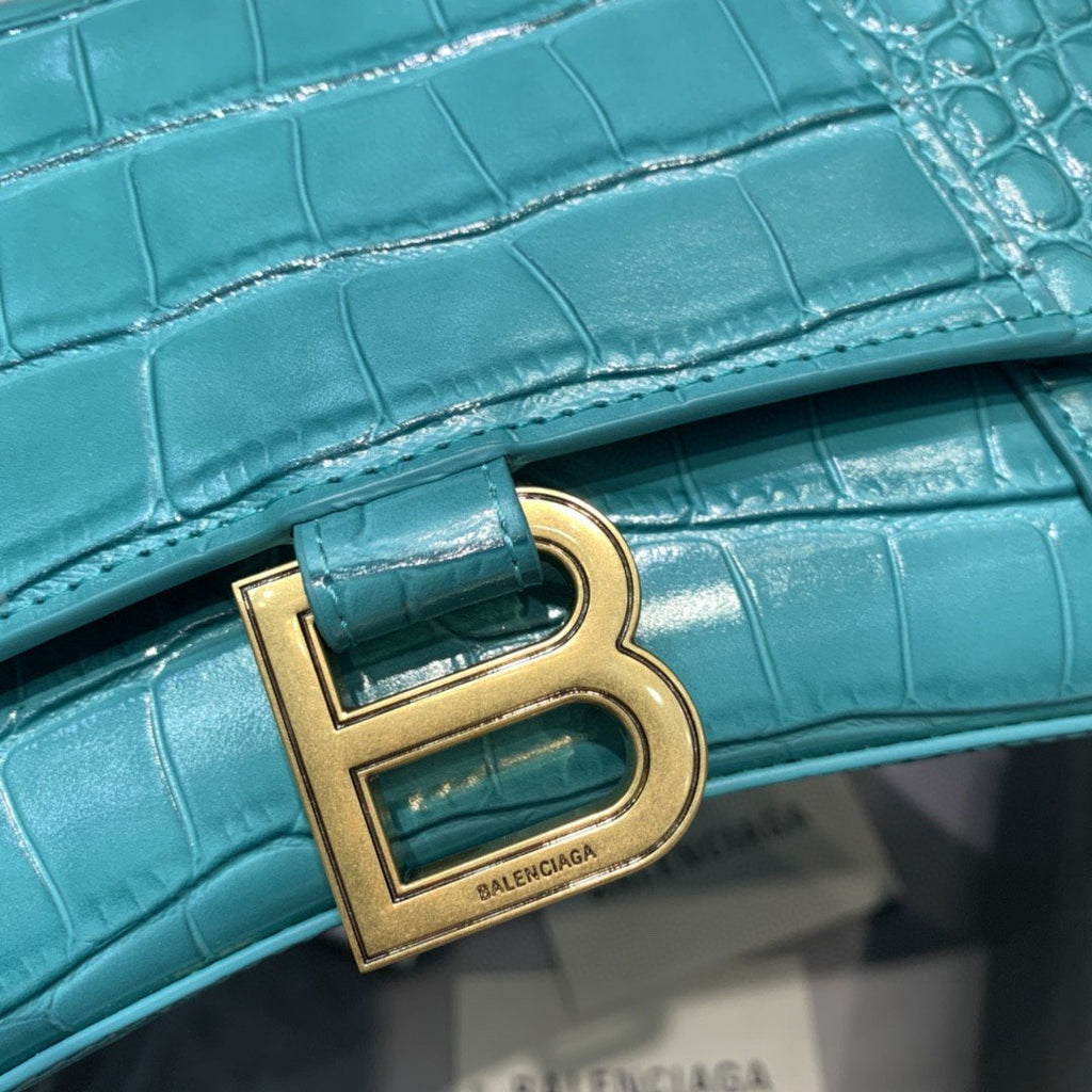 BLN-Ciaga Hourglass Small Handbag In Blue, For Women,  Bags 9in/23LO