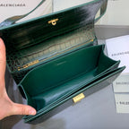 BLN-Ciaga Gossip Small Shoulder Bag Dark Green, For Women,  Bags 9.1in/23LO