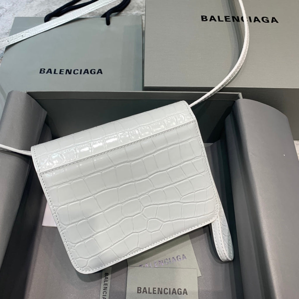 BLN-Ciaga Bolso Bandolera B In White, For Women,  Bags 7in/18LO