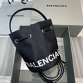 BLN-Ciaga Le Cagole Medium Bucket Bag In Black, For Women,  Bags 11.8in/30LO