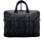 B V  - Atlas Intrecciato Leather Briefcase