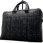 B V  - Atlas Intrecciato Leather Briefcase