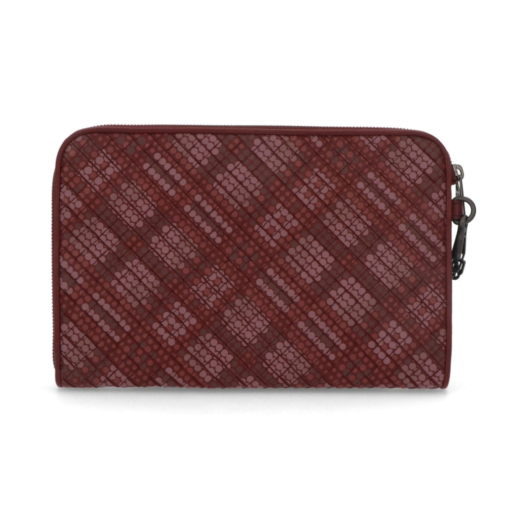 B V  - Intrecciato Polka Dot Document Case Wristlet