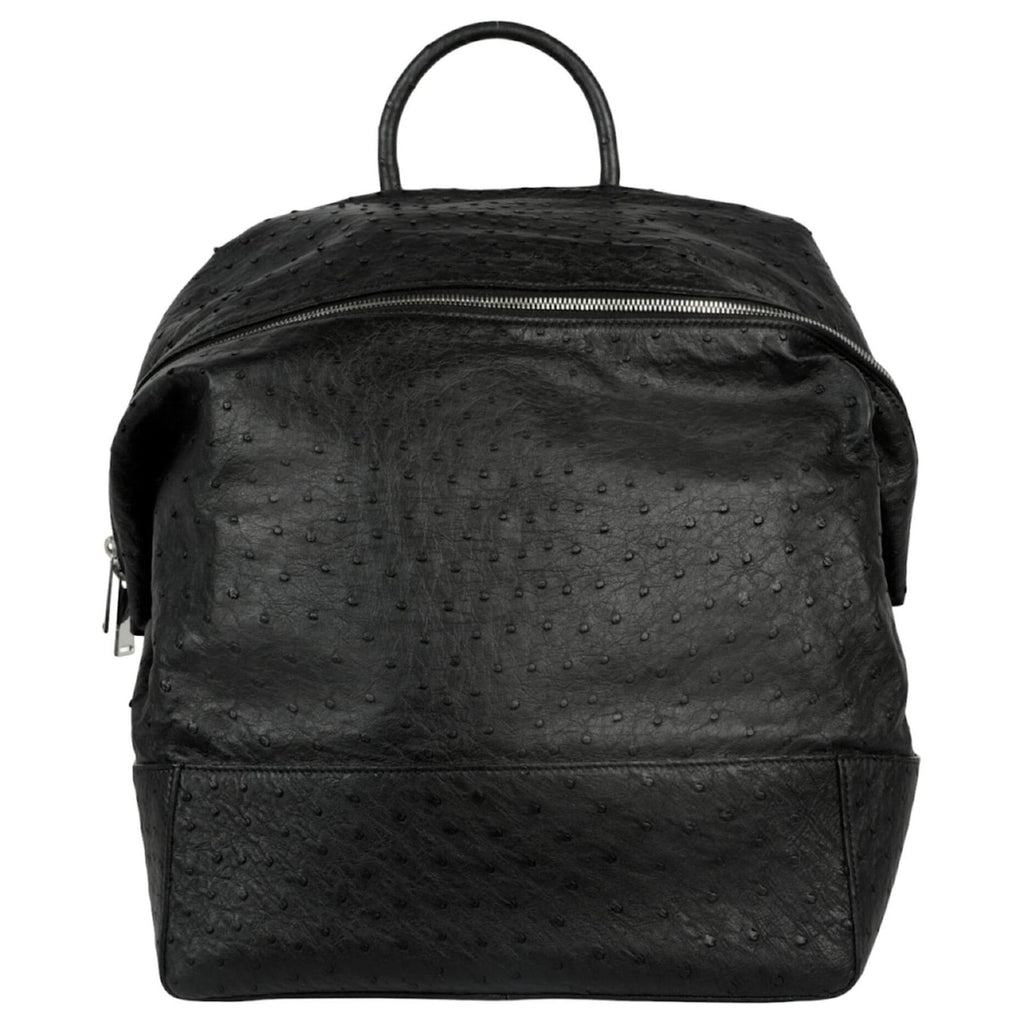 B V  - Ostrich Leather Outlet Backpack