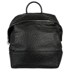 B V  - Ostrich Leather Outlet Backpack