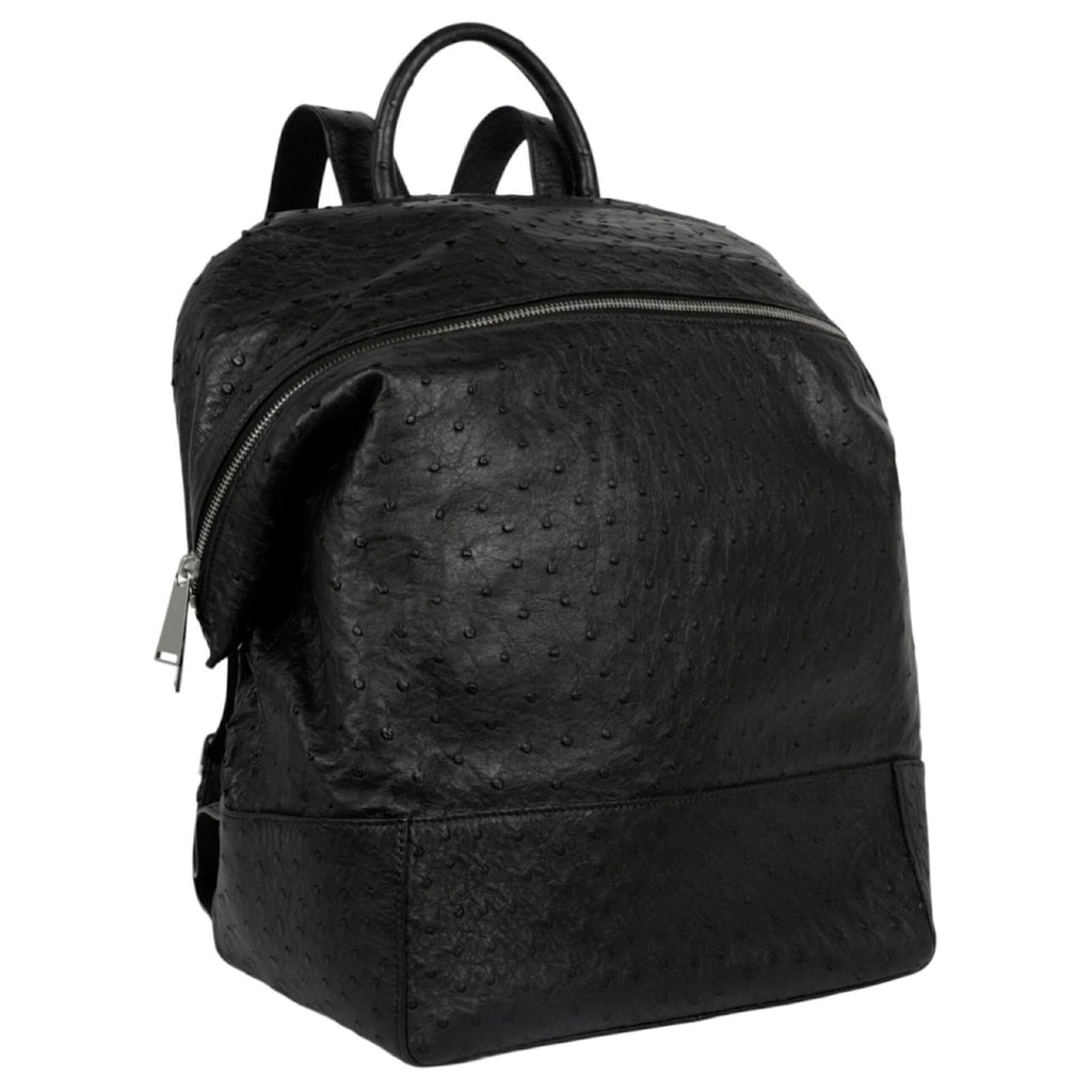 B V  - Ostrich Leather Outlet Backpack
