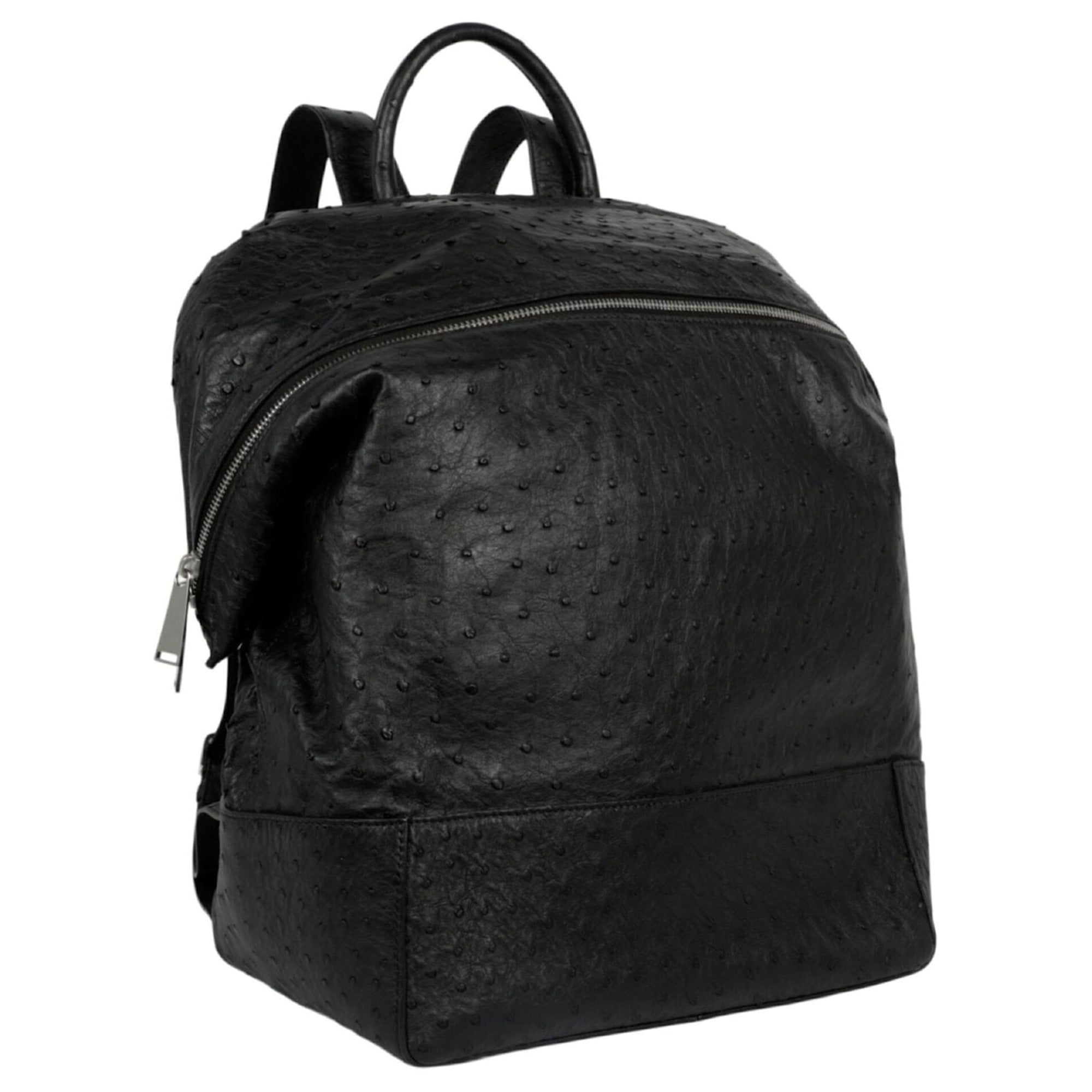 B V  - Ostrich Leather Outlet Backpack