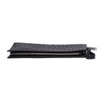 B V  - Ostrich Leather Document Case Wristlet