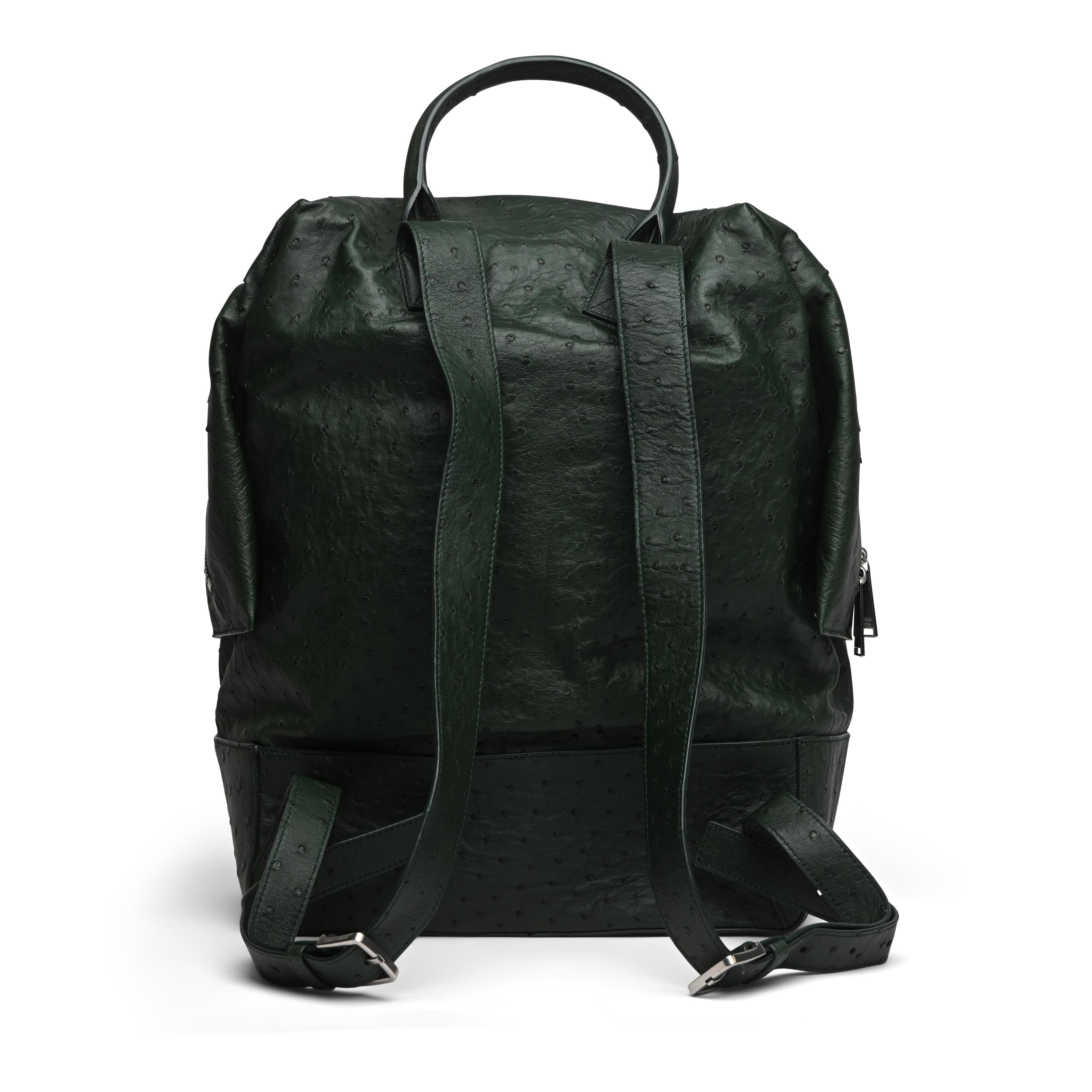 B V  - Ostrich Leather Backpack