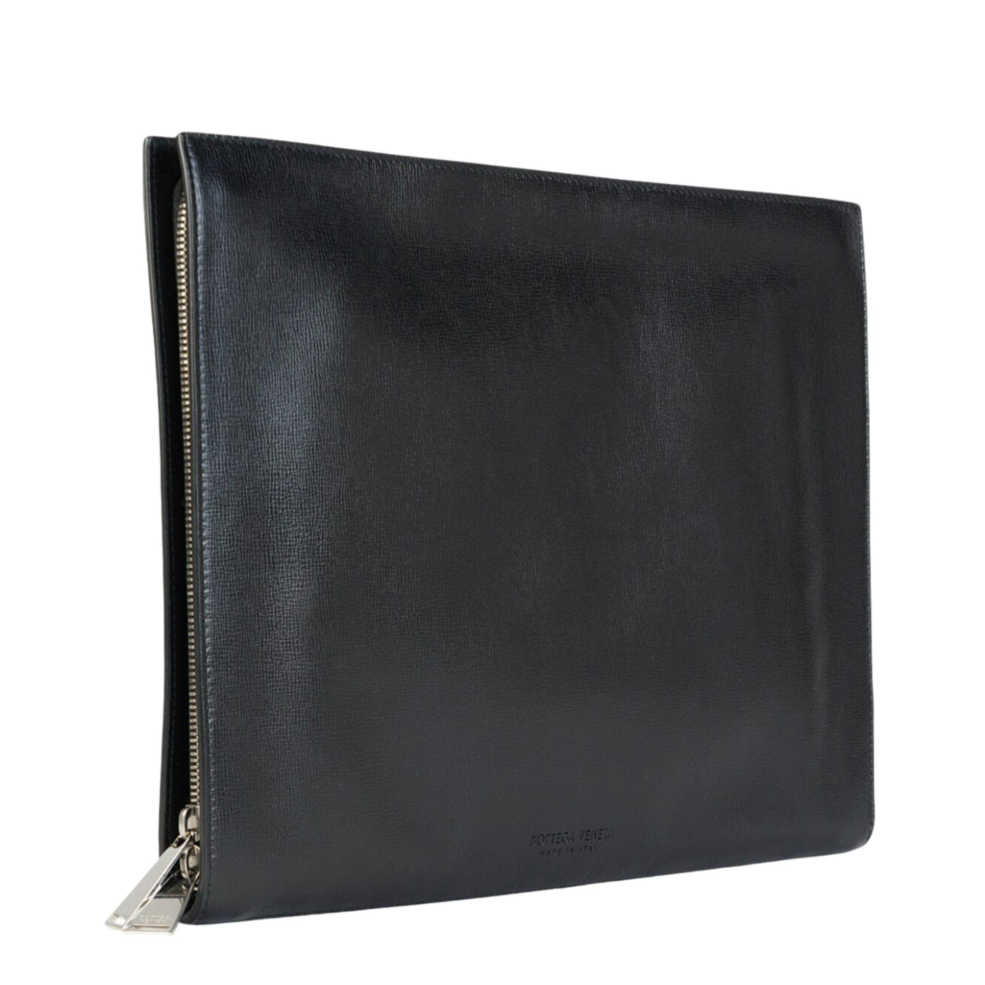 B V  - Leather Document Case Wristlet