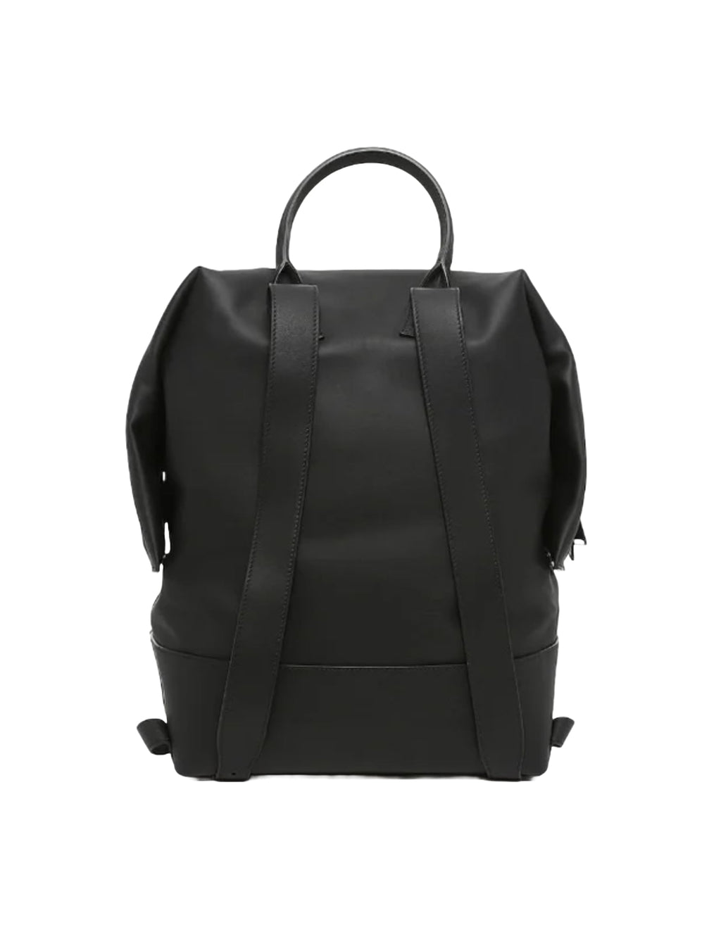 B V  - Leather Black Backpack