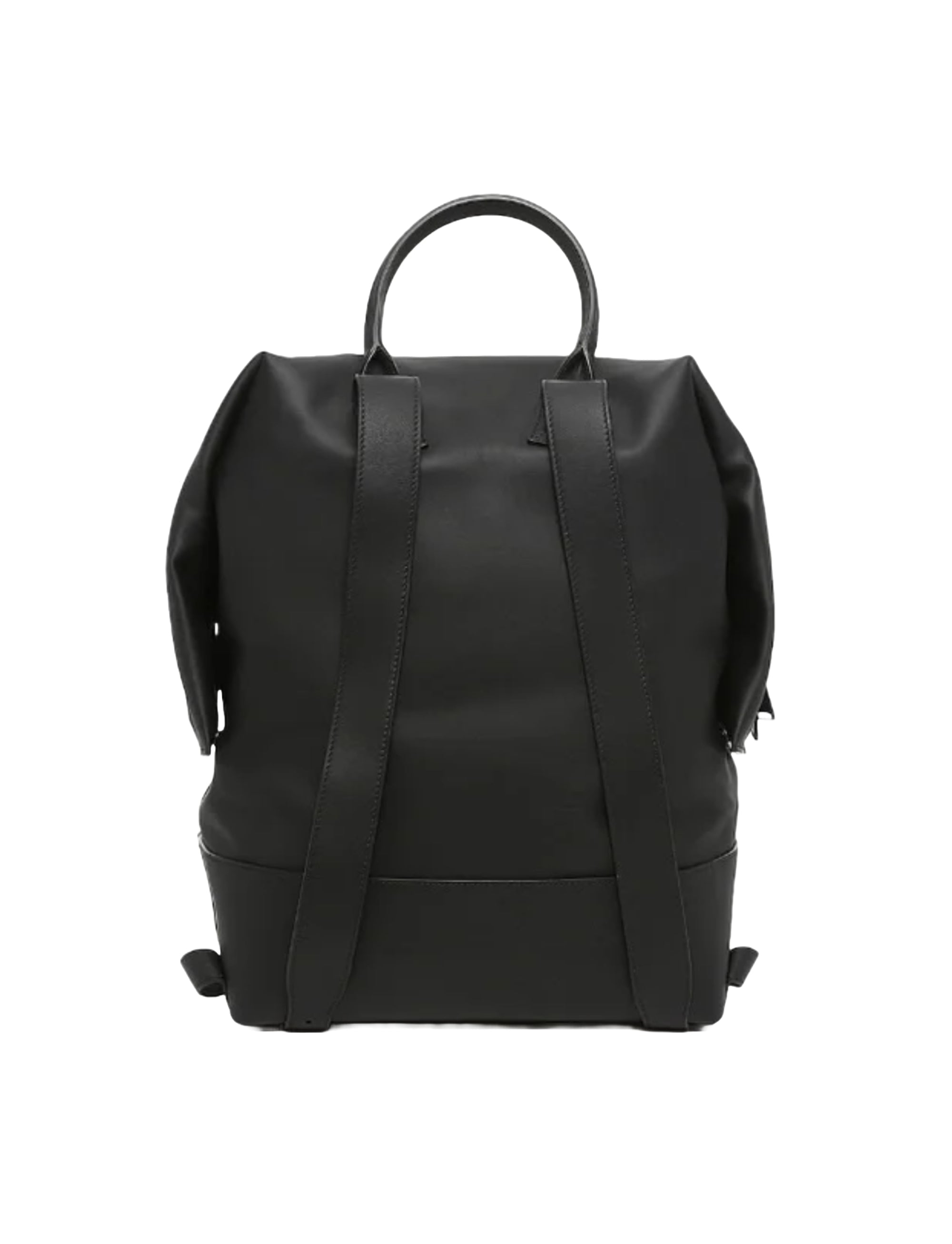 B V  - Leather Black Backpack