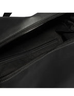 B V  - Leather Black Backpack