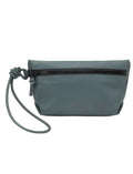 B V  - Leather Grey Clutch