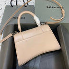 BLN-Ciaga Hourglass Small Handbag In Beige, For Women,  Bags 9in/23LO